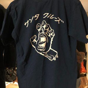 Vintage TShirt Japanese Skateboarding Santa Cruz RARE Size M